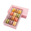 China Wholesale Custom Logo Printed White Cardboard Paper Packaging Macaron Box