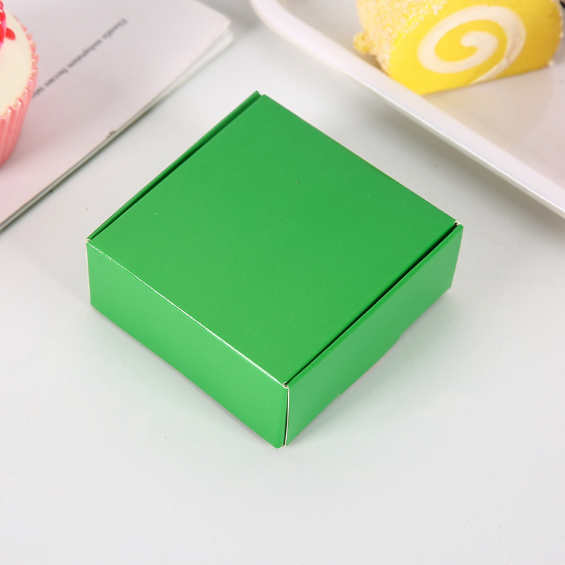 Square Shaped White Cardboard Paper Packaging Gift Mailer Box