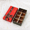 Wholesale Red Color Chocolate Packaging Paper Box with Insert