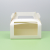 White Paper Packaging Box For Cakes And Bread