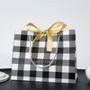  China Wholesales Ribbon Closure Paper Packaging Gift Bag,Luxury Shopping Bags