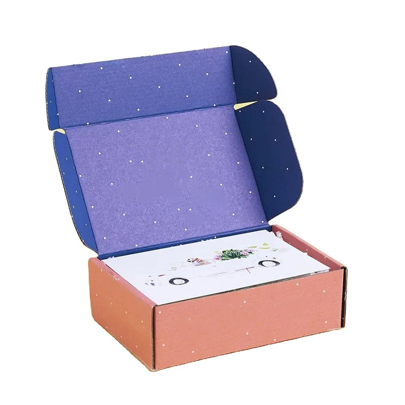 Manufacture Wholesale Corrugated Packaging Easy Folding Collapsible Custom Color Mailer Kraft Biodegradable Paper Cardboard Carton Shipping Gift Box with Logo