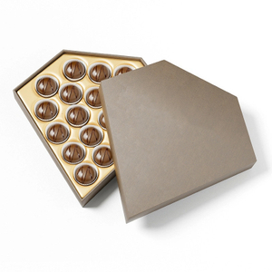 Luxury Custom Logo Printing Premium White Cardboard Paper Packing Snack Biscuit Cookies Bread Candy Sweet Food Truffle Chocolate Packaging Gift Chocolate Box