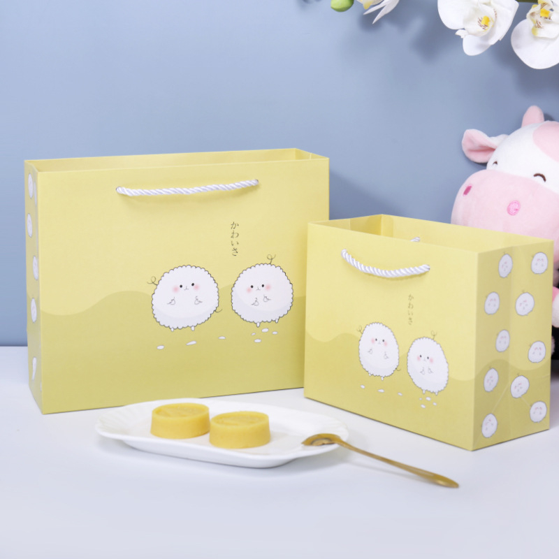 Custom Logo Printing Eco-Friendly Kraft Paper Packaging Recyclable Paper Gift Bag