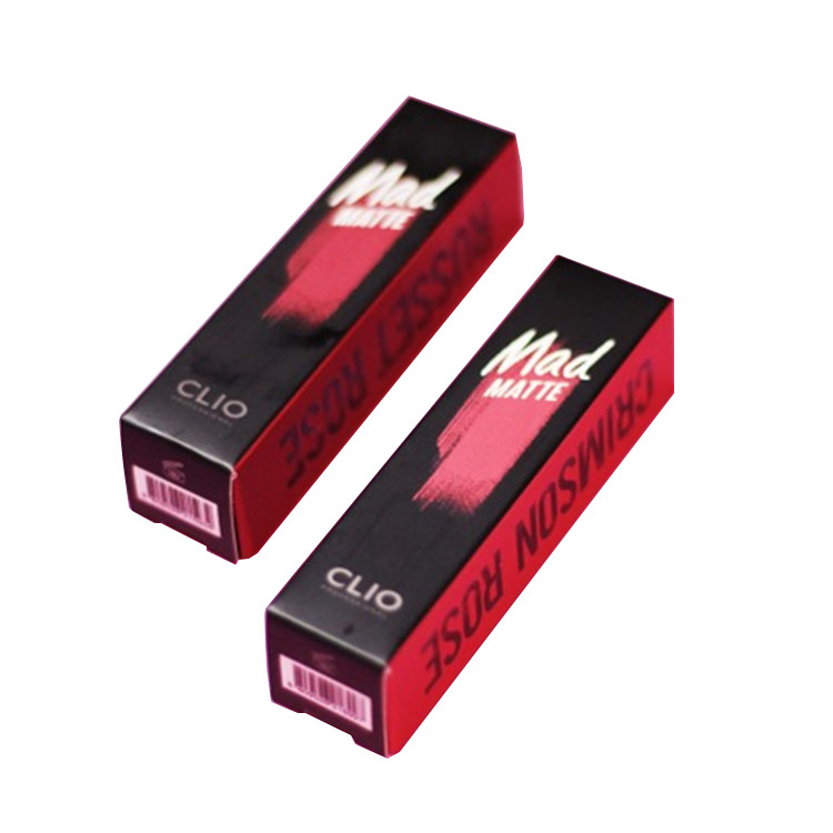 Custom Logo Printed White Paper Lip Stick Packaging Box