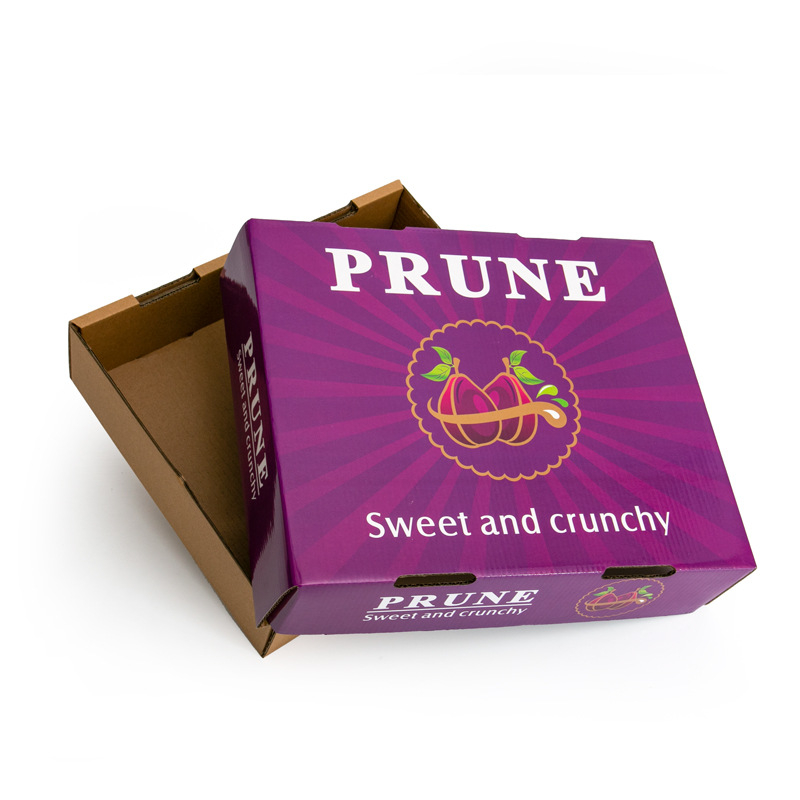 Rigid Cardboard Lid And Base Carton Gift Box For Packaging Fruit