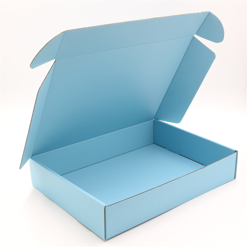 Custom Recycled Corrugated Shipping Boxes Durable Folder Cardboard Mailer Packing Gift Pink Box for E-Commerce Wedding Birthday Packaging