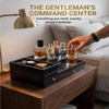Wooden Men's Grooming Organizer with Drawers – The Gentleman's Command Center for Perfume, Watch & Accessories Storage