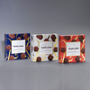 Wholesale Luxury Biscuit Chocolate Gift Box Food Macaron Dessert Candy Food Packaging Marble Paper Cardboard with Window And Paper Bag 