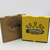 Custom Printed Kraft Corrugated Cardboard Paper Biodegradable Disposable Take Away Fast Food Pizza Bakery Dessert Cake Lunch Packing Packaging Box with Window