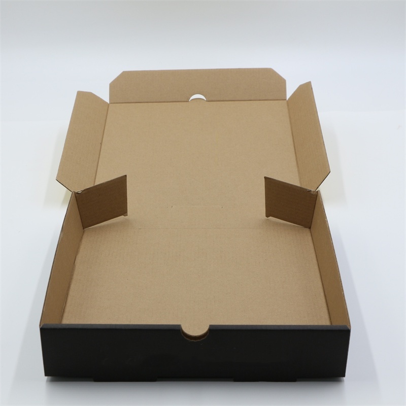 Custom Printed Kraft Corrugated Cardboard Paper Biodegradable Disposable Take Away Fast Food Pizza Bakery Dessert Cake Lunch Packing Packaging Box with Window
