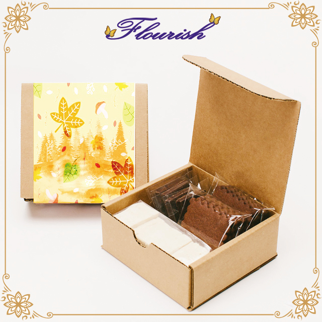 Environmental Friendly Kraft Paper Picnic Food Box