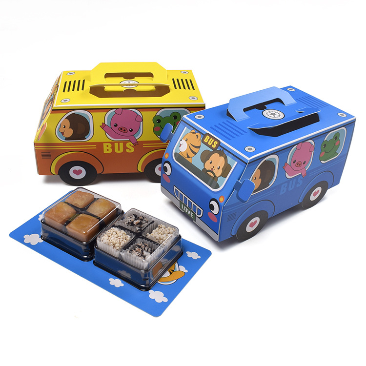 China Factory Wholesale Custom Logo Printing Car Shaped Cake Box