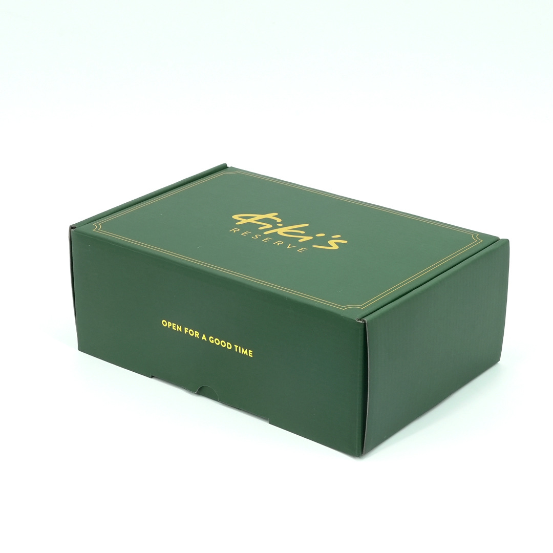 Dark Green Color Mailer Box,Custom Logo Printing Corrugated Paper Packaging Box