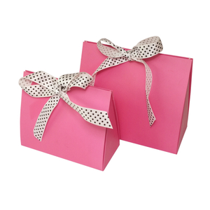 Wholesale Luxury Paper Packaging Gift Bag With Ribbon
