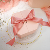 Ribbon Closure Foldable Cardboard Paper Packaging Gift Carton Box