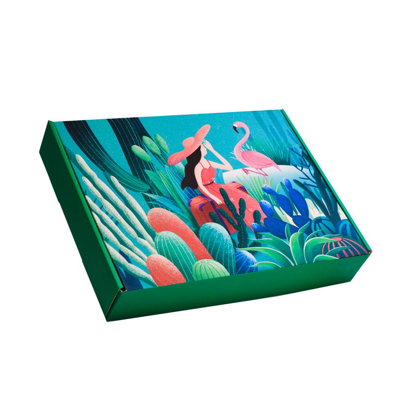 Custom Logo Printing Corrugated Cardboard Paper Packaging Shipping Boxes