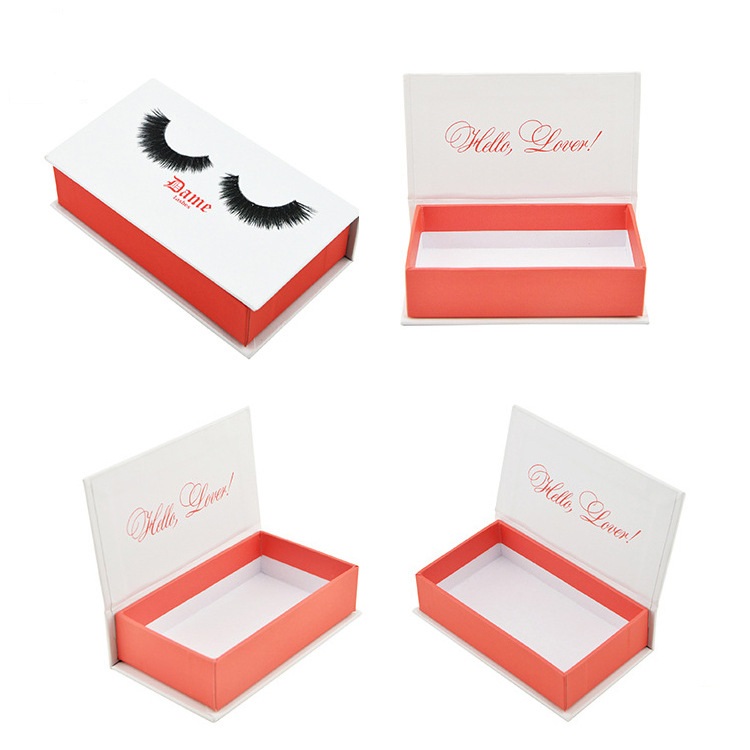 China Wholesale Custom Logo Printed False Eyelashes Packaging Box