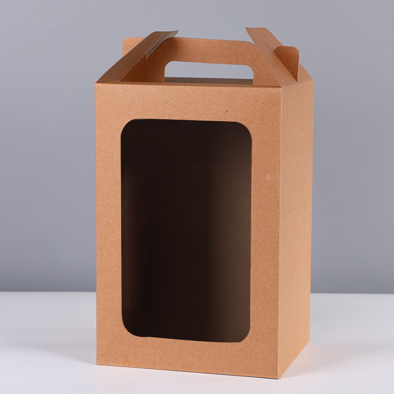 China Manufacturer Wholesale Kraft Paper Box With Window