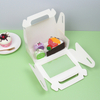 White Paper Packaging Box For Cakes And Bread