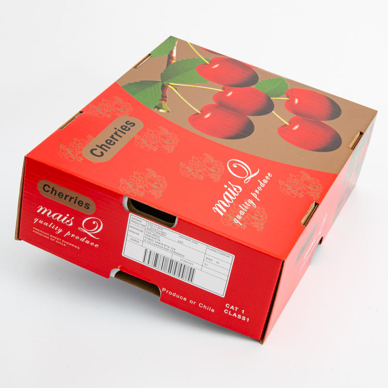 Rigid Cardboard Lid And Base Carton Gift Box For Packaging Fruit