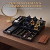 Wooden Men's Grooming Organizer with Drawers – The Gentleman's Command Center for Perfume, Watch & Accessories Storage