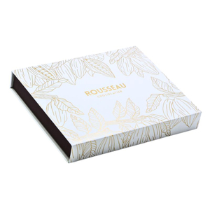 Tailored Food Grade Hinged Chocolate Gift Box | Wholesale OEM Custom Book-Style Packaging for Cookies, Macarons, Food with UV Coating Matt Lamination Lining