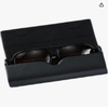 Minimalist PU Leather Slim Hard Eyeglass Case Portable Pressure Resistant Sunglasses Storage Holder Fashion Lightweight Glasses Protective Box