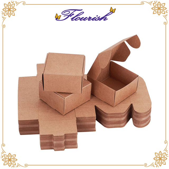 Custom Logo Eco-friendly Foldable Kraft Paper Aircraft Shaped Box