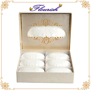 Gold Stamping Soap Gift Packaging Window Box 