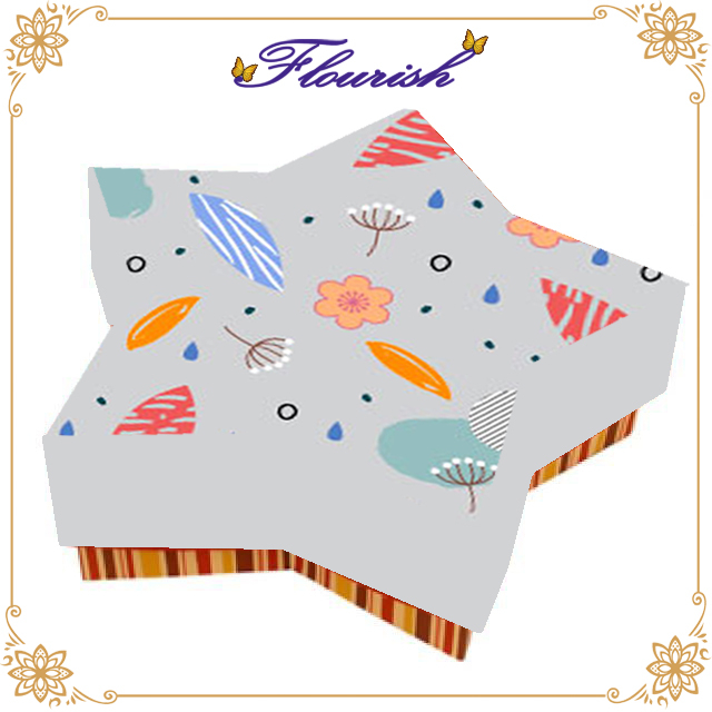 Star Shaped Christmas Candy Gift Box for Kids