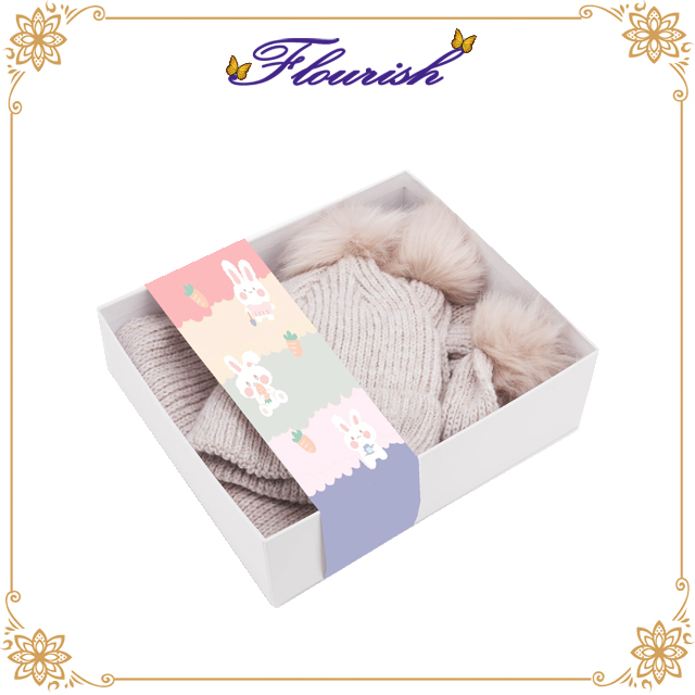 Custom Rigid Cardboard Baby Birthday Party Hat Display Box