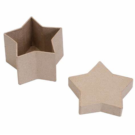 Rigid Kraft Paper Birthday Gift Candy Packaging Star Box