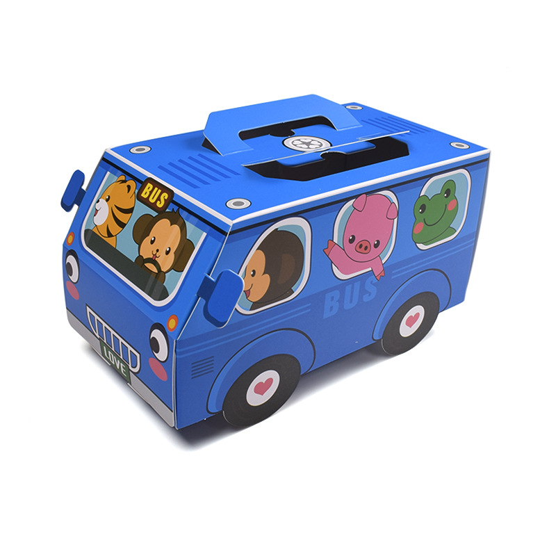 China Factory Wholesale Custom Logo Printing Car Shaped Cake Box