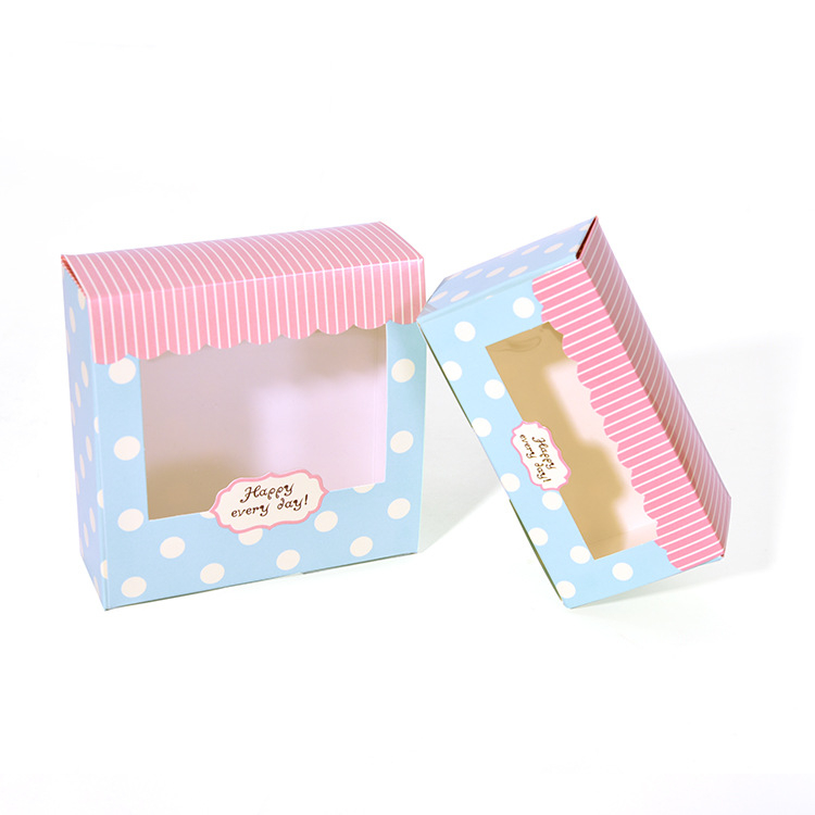  Wholesale White Cardboard Paper Packaging Cake Box With Window