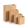 Wholesale Eco-friendly Recyclable Kraft Paper Shopping Bags