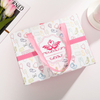 Ribbon Handle Custom Logo Printed Cardboard Paper Packaging Gift Carton Boxes
