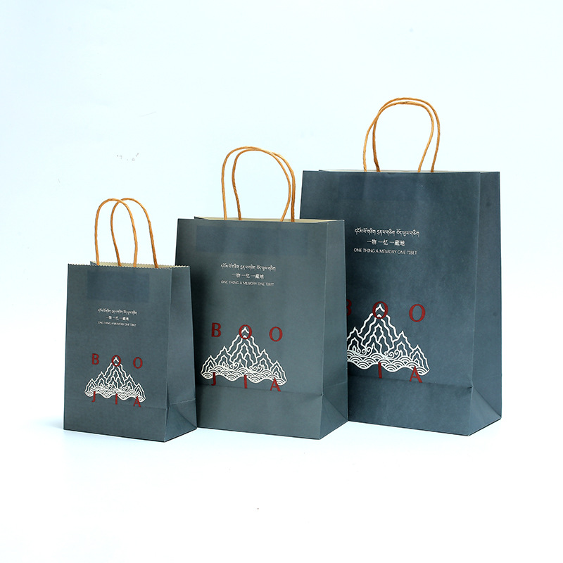 China Wholesale Multicolor Kraft Paper Packaging Gift Bags,Twisted Handle Bags