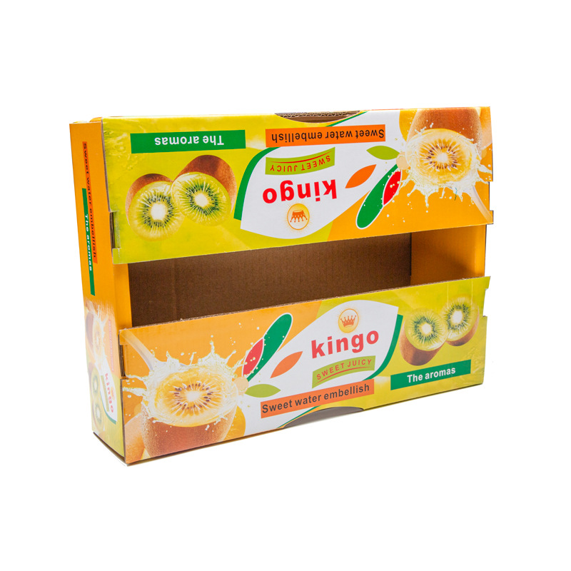 Recyclable Eco-friendly Corrugated Paper Packaging Carton Box,Fruit And Vegetable Display Box