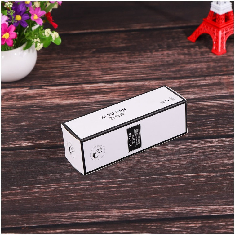 White Cardboard Paper Packaging Cosmetic Perfume Lipstick Box