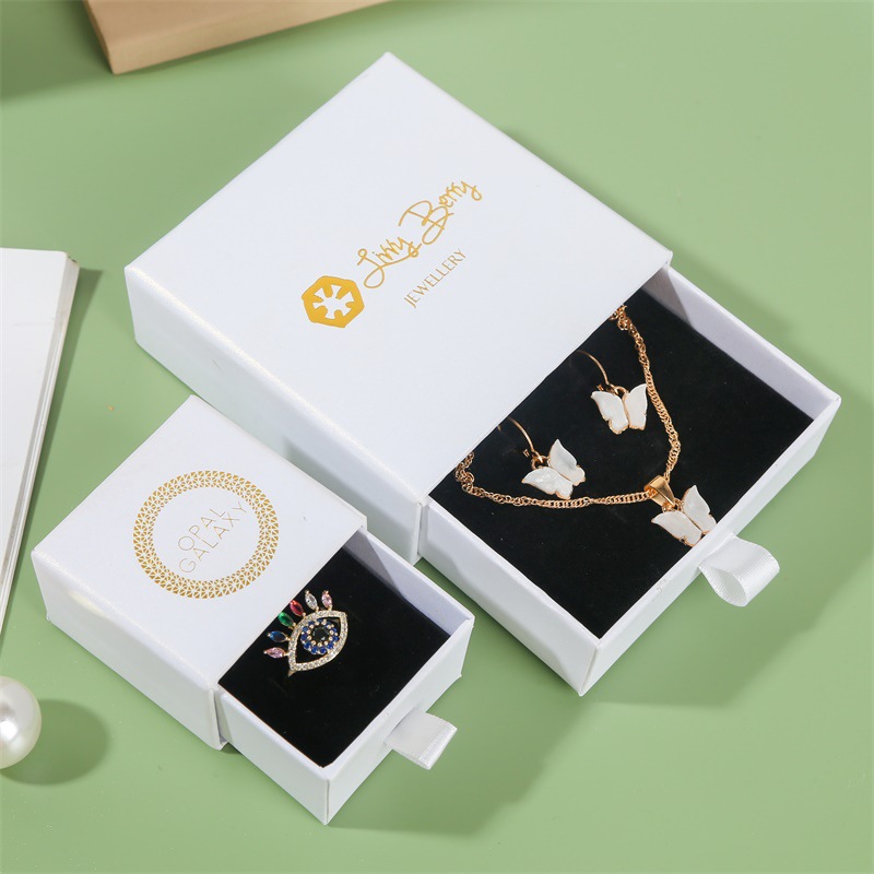 Qingdao Flourish Wholesale Custom Logo Printing Luxury Jewellery Gift Box