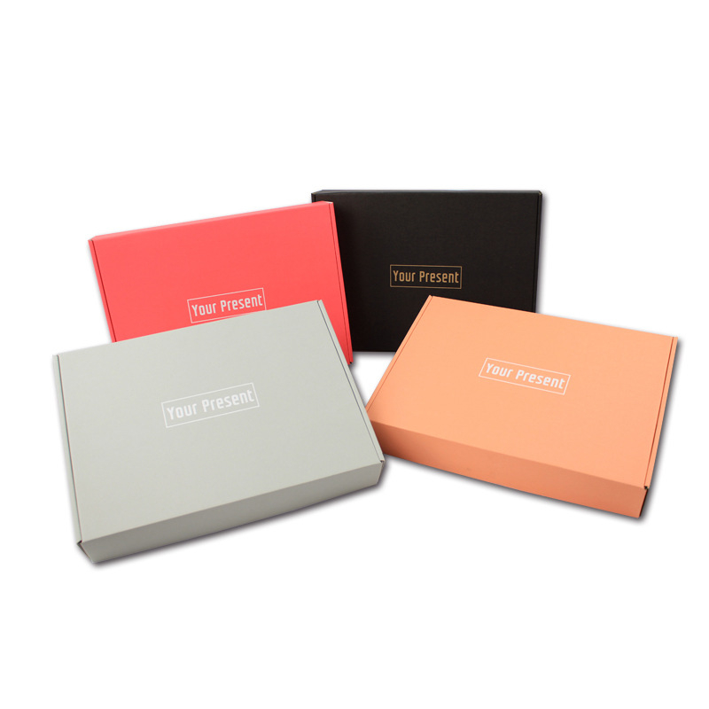 Custom Logo Printing Flip Top Paper Packaging Shipping Boxes