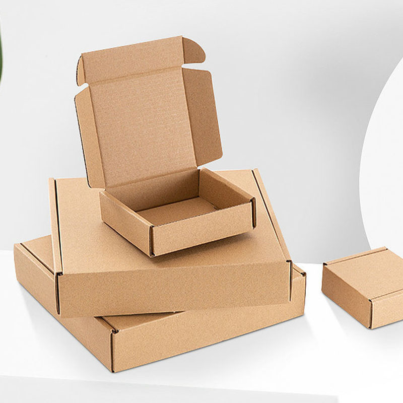 Eco-friendly Recyclable Kraft Paper Custom Logo Printed Paper Packaging Gift Carton Mailer Box