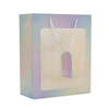 China Wholesale Custom Logo Printing Fashion Paper Packaging Gift Bag With Window