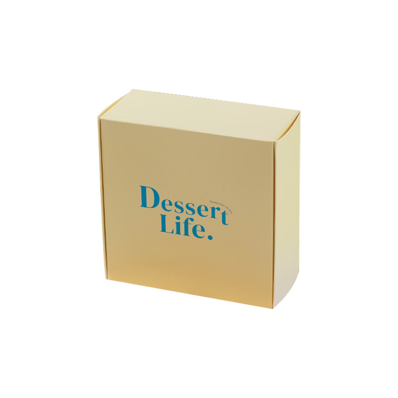 Wholesale Food Grade Kraft Paper Cardboard Cake Packaging Box Bakery Packaging Mailer Custom Printed Cupcake Dessert Packaging Paper Boxes