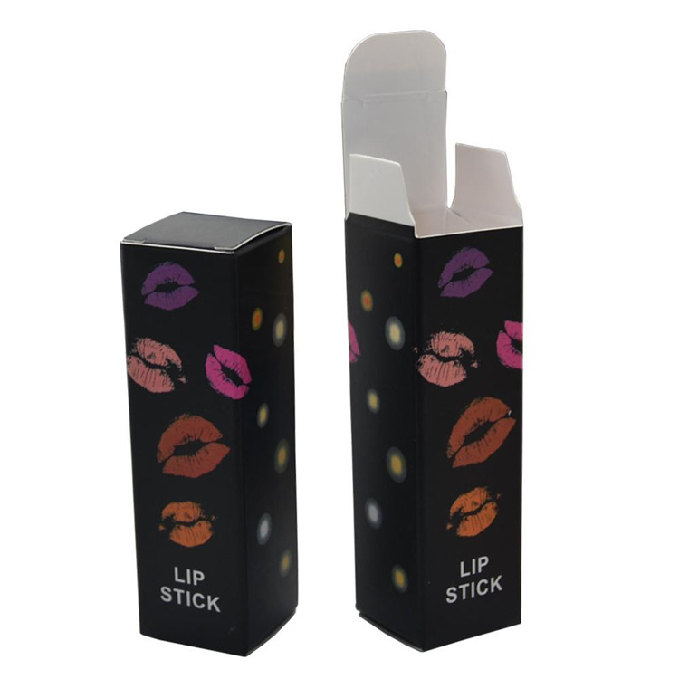 Custom Logo Printed White Paper Lip Stick Packaging Box