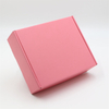 Custom Recycled Corrugated Shipping Boxes Durable Folder Cardboard Mailer Packing Gift Pink Box for E-Commerce Wedding Birthday Packaging