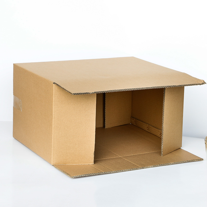 Custom Size Environmental Protection Cardboard Paper Carton Packaging Box with UV Coating 4c Printing for Express Shipping Storage E-Commerce Small Business