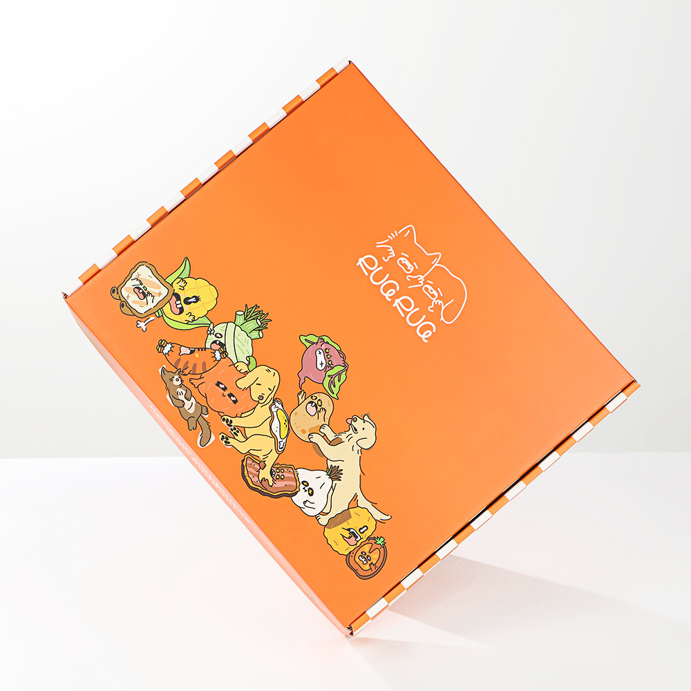 Retail Online Store Packing Rigid Corrugated Box Wholesale Retail Packaging Mailing Mailer Shipping Gift Boxes for Luxury Clothing Pet Food Snack Babycare Bag