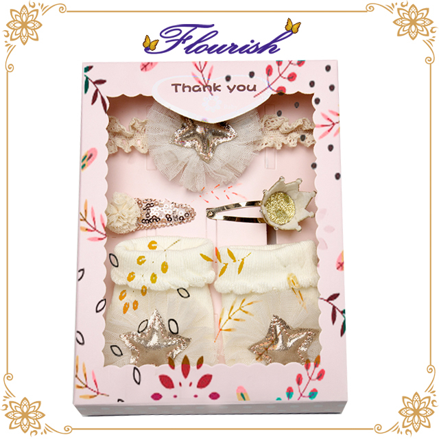 Pink Girls' Hair Accessories Hairpin Box with Window